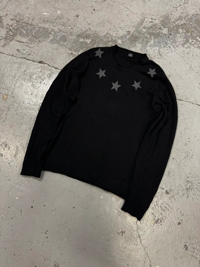2000s Daniele Alessandrini Stars Black Longsleeves WjmCqZb 2