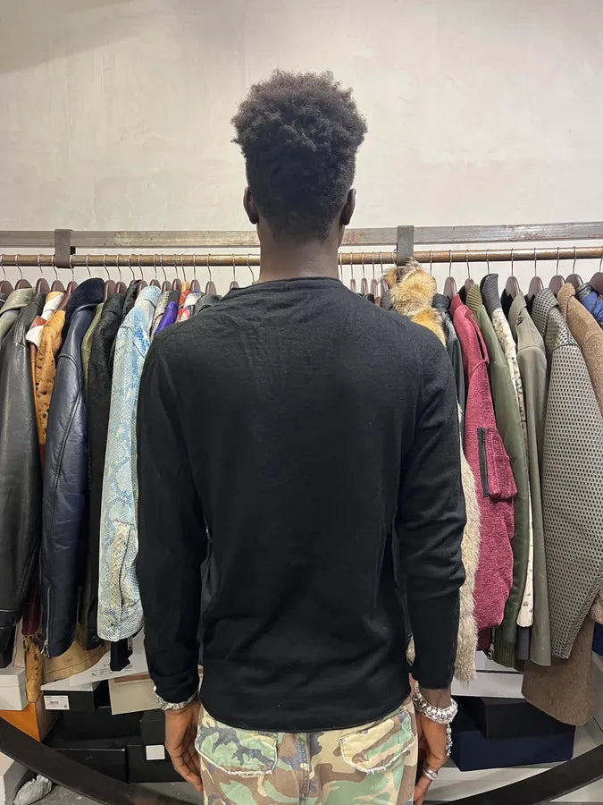 2000s Daniele Alessandrini Stars Black Longsleeves WjmCqZb 4