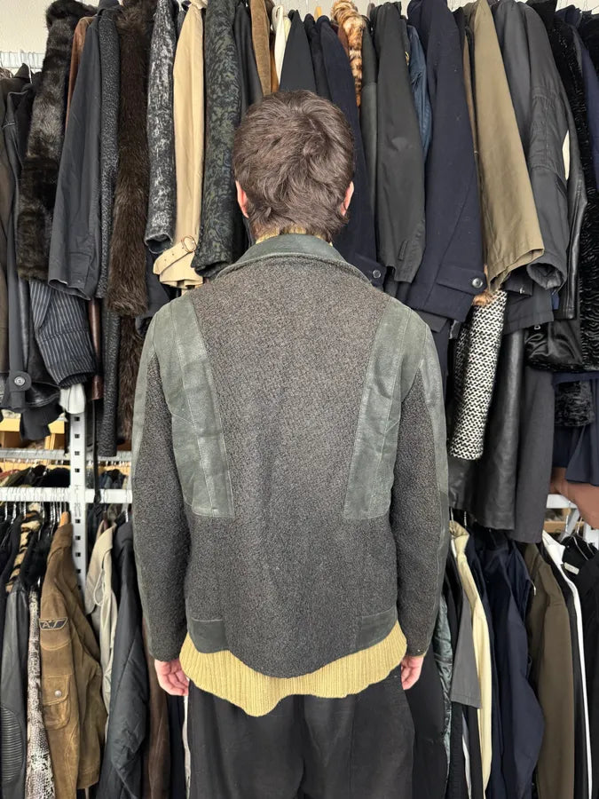 2000s Daniele Alessandrini Hybrid Avant-Garde Black Jacket BGXoZLo 4