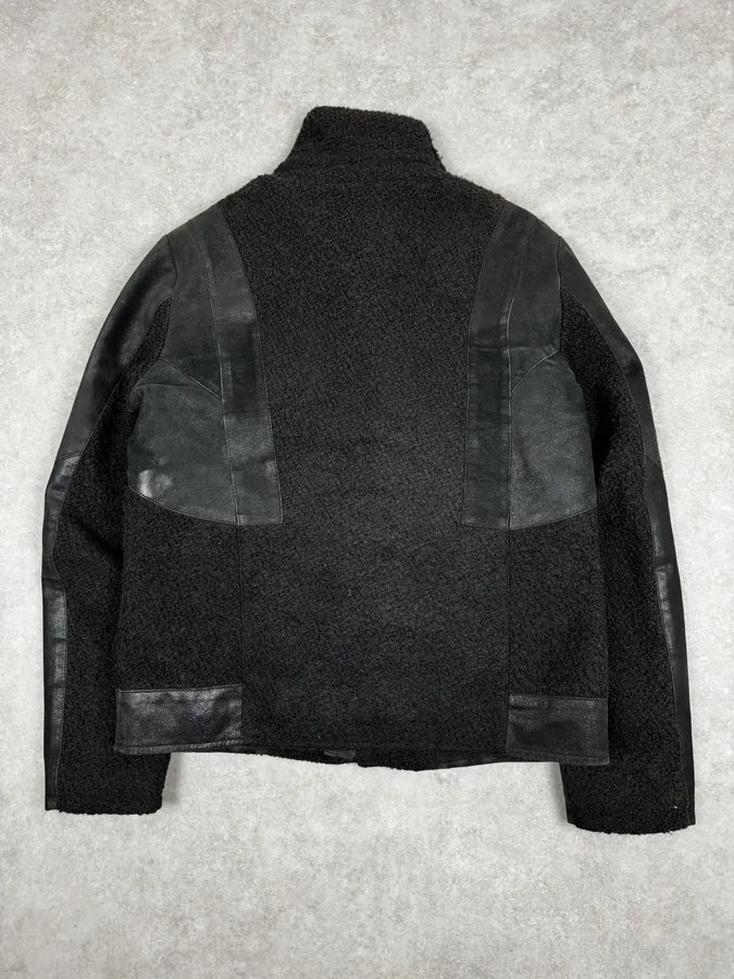 2000s Daniele Alessandrini Hybrid Avant-Garde Black Jacket BGXoZLo 3