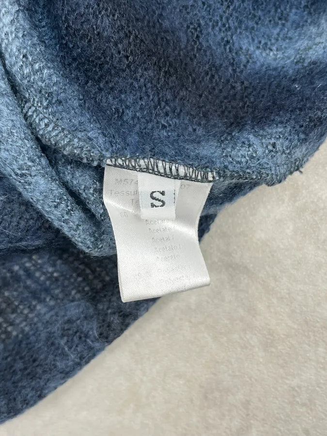 2000s Daniele Alessandrini Dark Blue Shadow Sweater McwnmyM 8