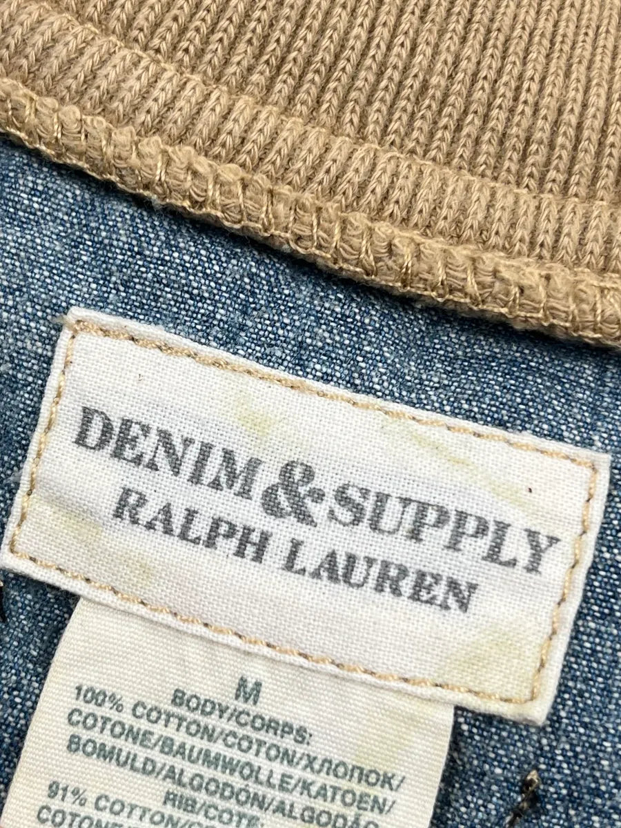 2010s Ralph Lauren Blue Studded Embroidered Denim Jacket pzMsOOG 11