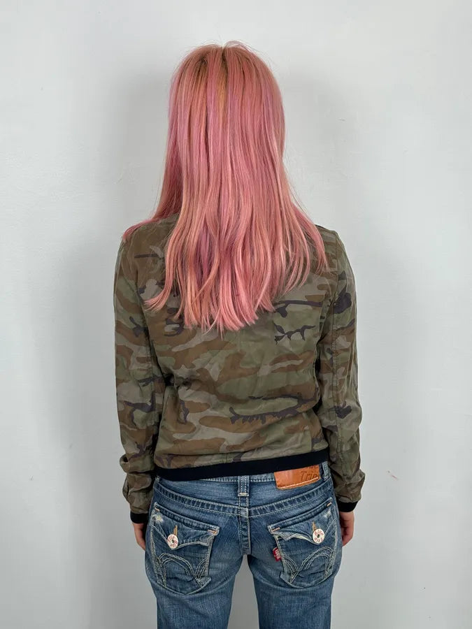 2010s Ralph Lauren Khaki Green Camo Light Jacket  HrPROnG 2