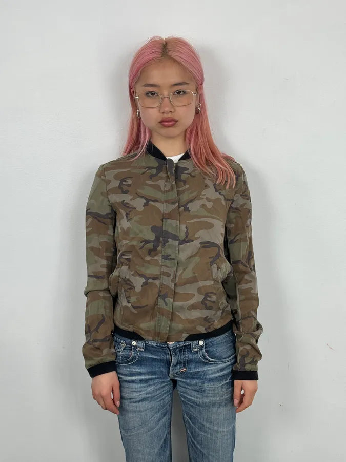 2010s Ralph Lauren Khaki Green Camo Light Jacket  HrPROnG 1