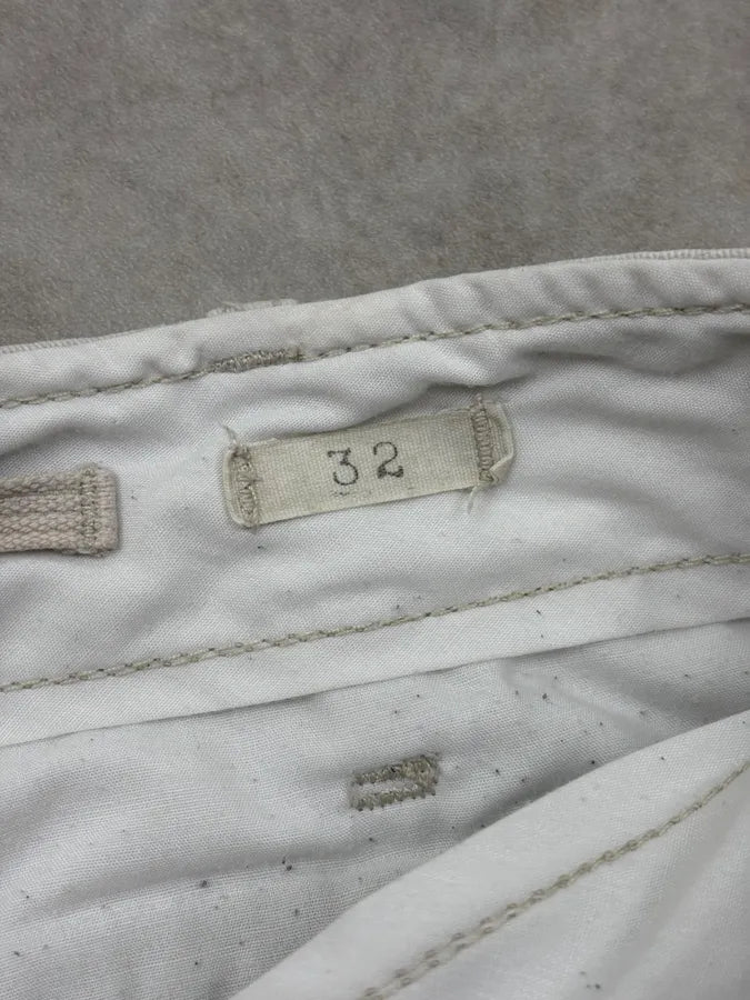2010s Ralph Lauren White Studded Eagle Cargo Shorts WvFUnOp 10
