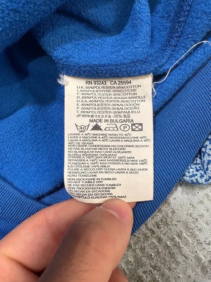 2000s Diesel 3D Logo Minimal Movement Blue White Sweater (L) jVqnORh 8