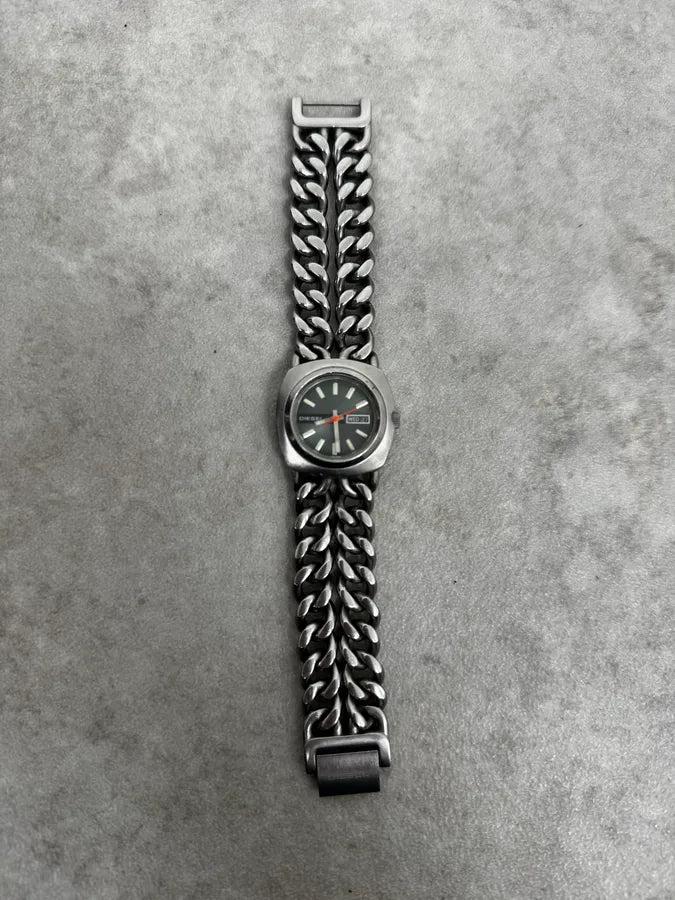 2000s Diesel Avant-Garde Chain Watch orkbxKz 0