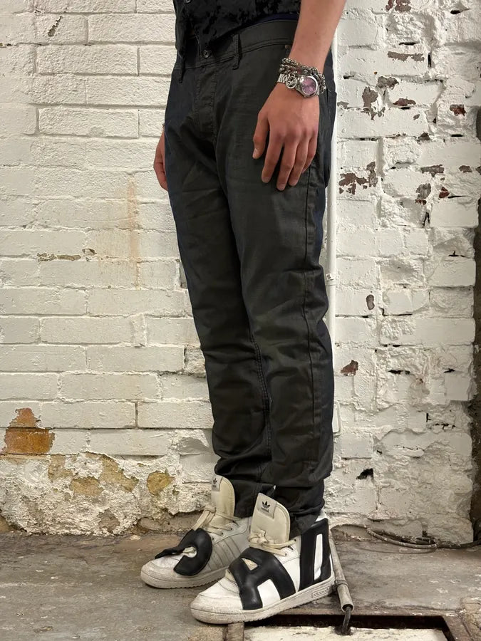 2000s Diesel Avant-Garde Grey Slim Jeans EDXDQXB 2