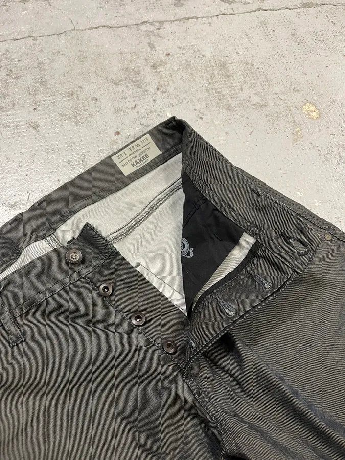 2000s Diesel Avant-Garde Grey Slim Jeans EDXDQXB 9