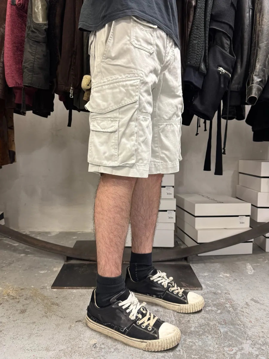 2000s Diesel Beige Multi Pockets Cargo Shorts lUmUdUC 1