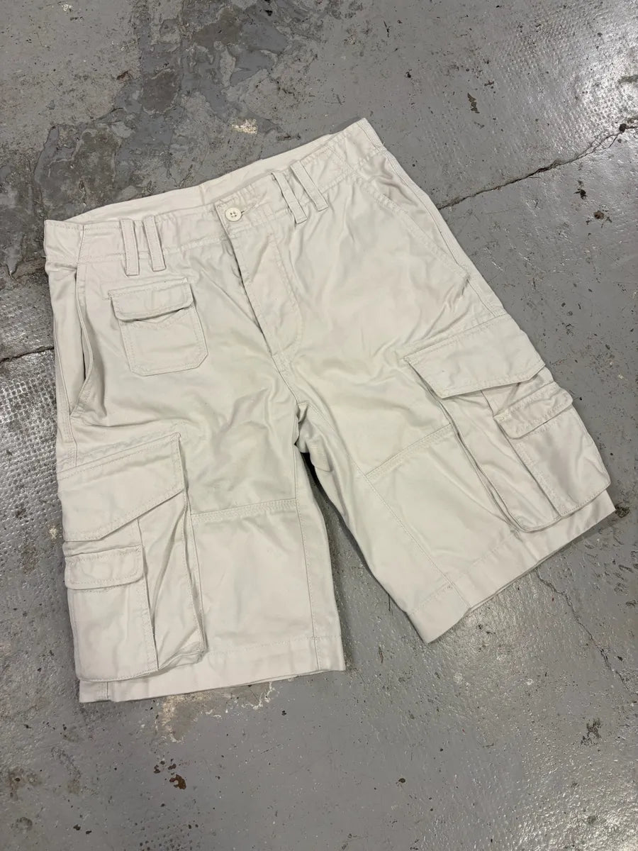 2000s Diesel Beige Multi Pockets Cargo Shorts lUmUdUC 10