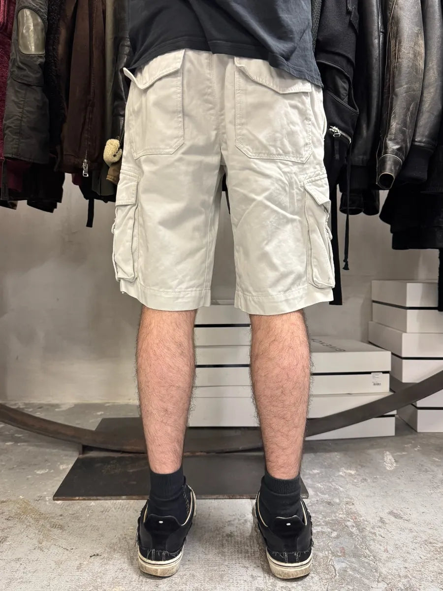 2000s Diesel Beige Multi Pockets Cargo Shorts lUmUdUC 3