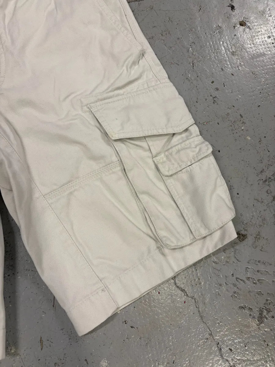 2000s Diesel Beige Multi Pockets Cargo Shorts lUmUdUC 9