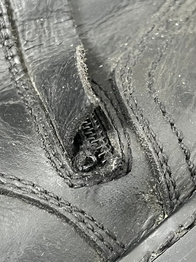 2000s Diesel Biker Black Leather Boots iCLaTWo 10