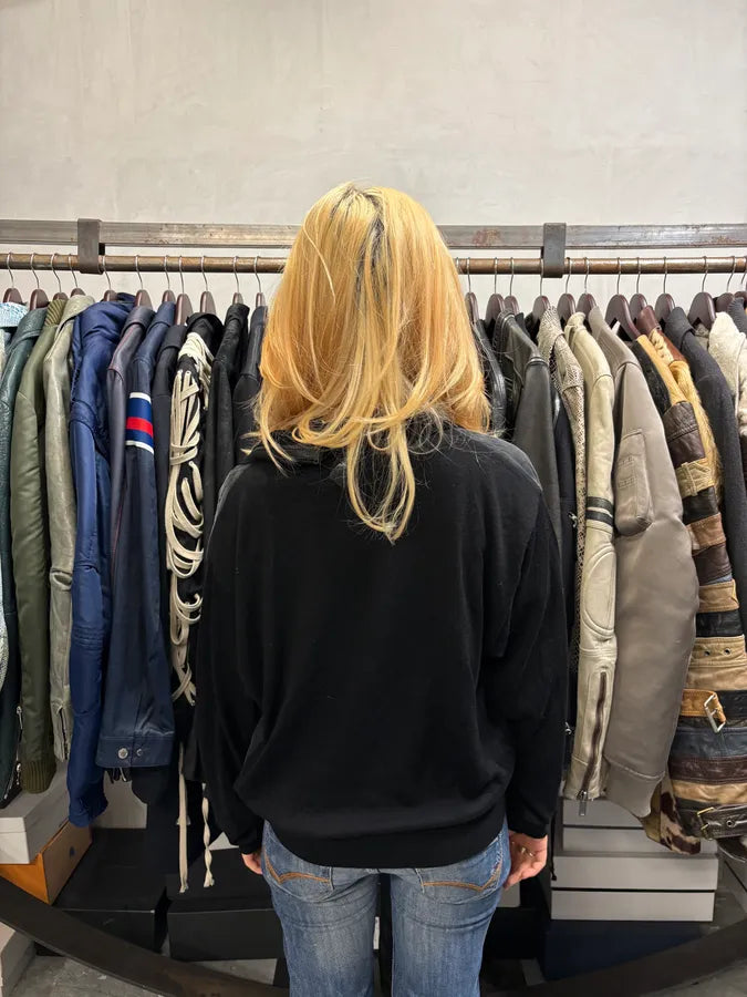 2000s Diesel Black Asymmetrical Avant-Garde Sweater SWNFzfj 2