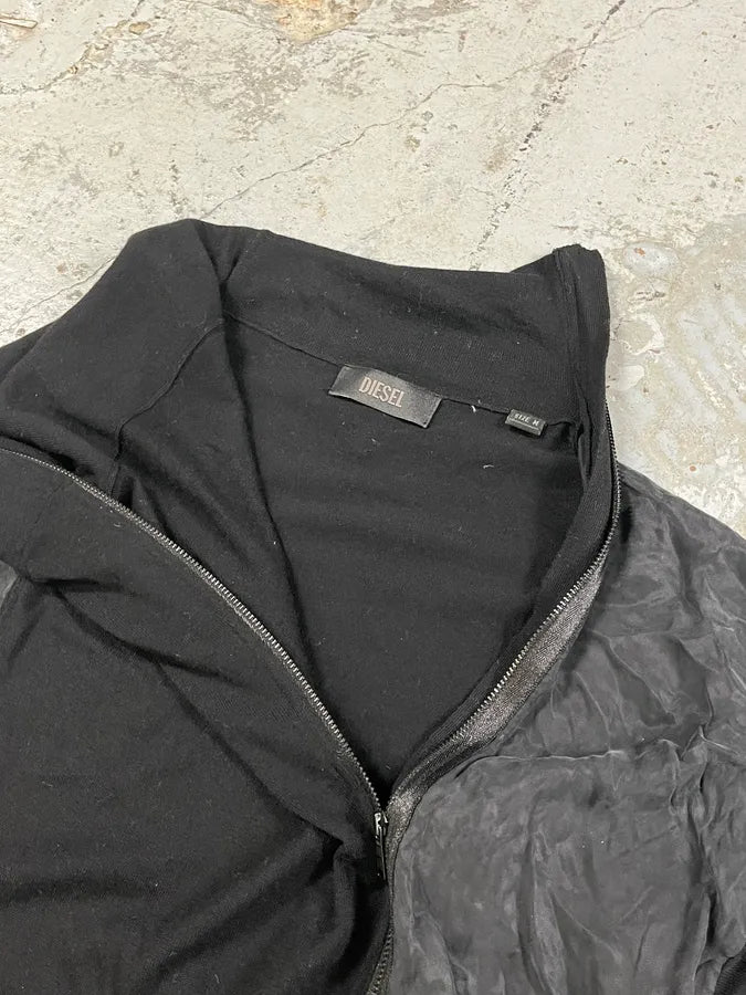 2000s Diesel Black Asymmetrical Avant-Garde Sweater SWNFzfj 6