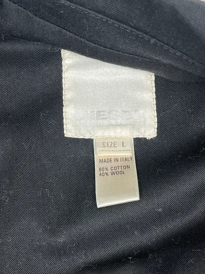 2000s Diesel Black Buttoned Wool Blazer Jacket KPPDZZP 7