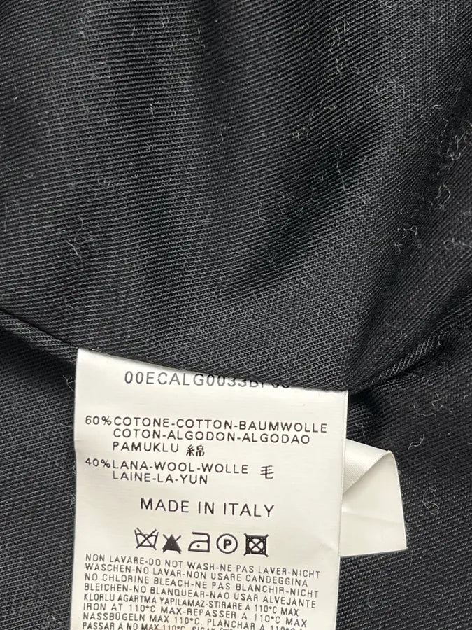 2000s Diesel Black Buttoned Wool Blazer Jacket KPPDZZP 8