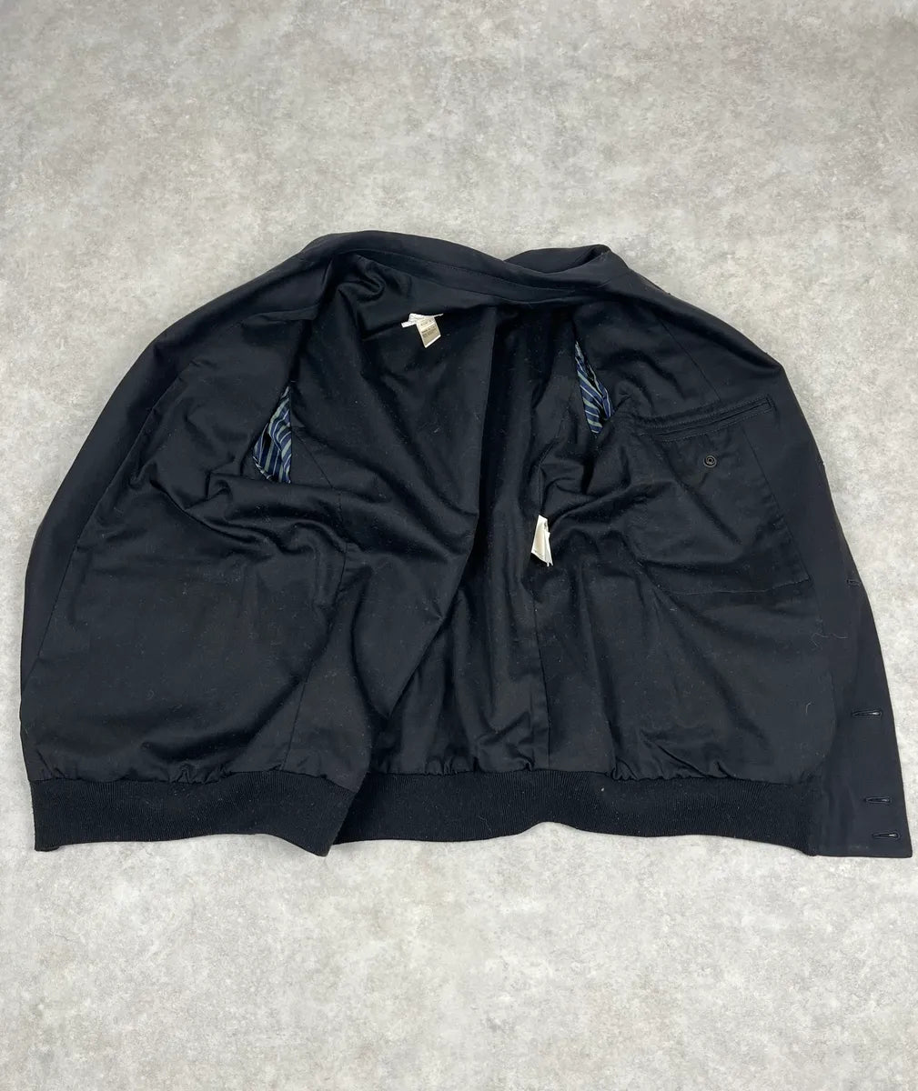 2000s Diesel Black Buttoned Wool Blazer Jacket KPPDZZP 6