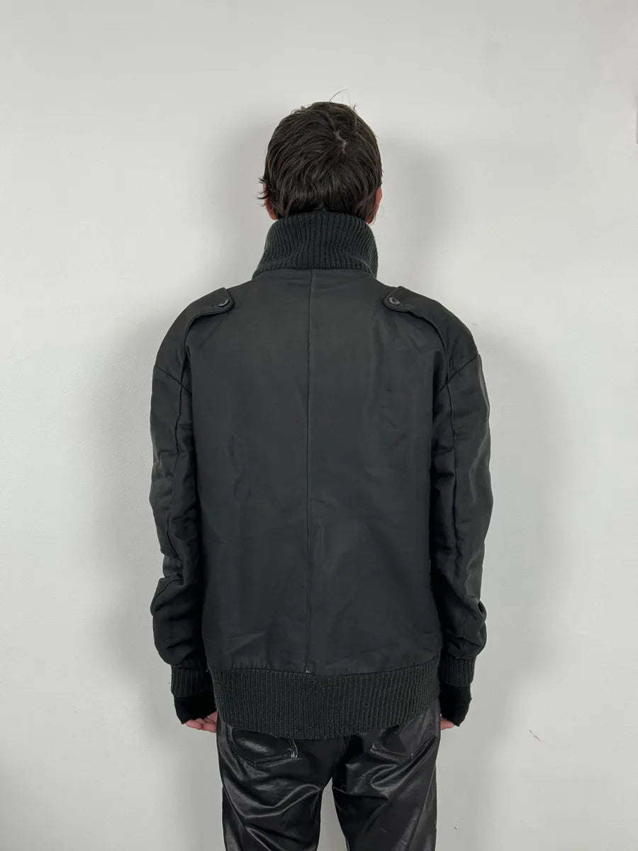 2000s Diesel Black Buttoned Caban Jacket HPegthh 2