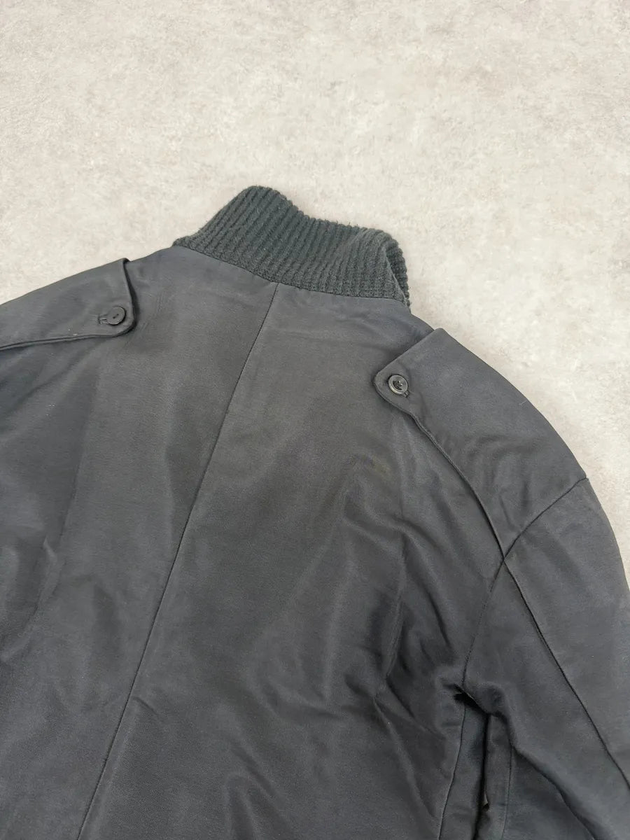 2000s Diesel Black Buttoned Caban Jacket HPegthh 5