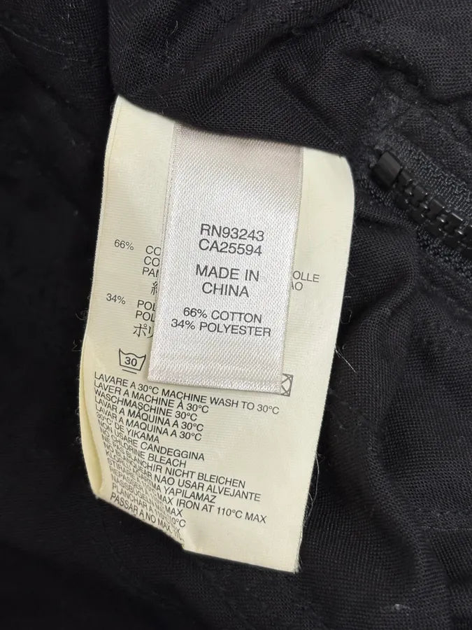 2000s Diesel Black Premium Satin Cargo Jacket vGeVkjX 10