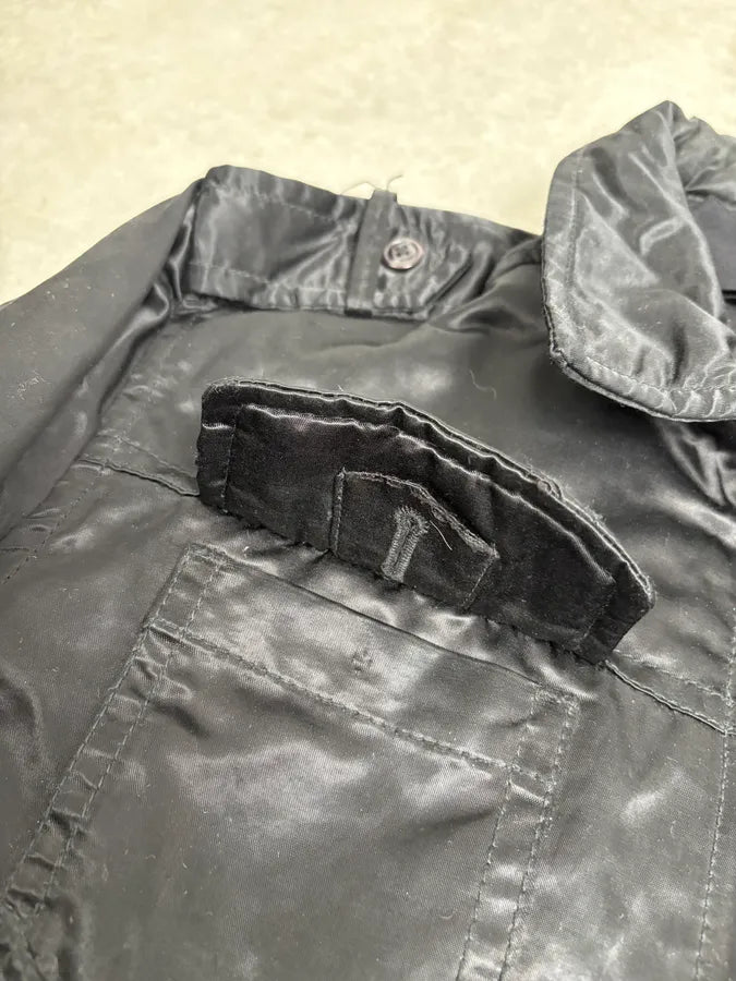 2000s Diesel Black Premium Satin Cargo Jacket vGeVkjX 8