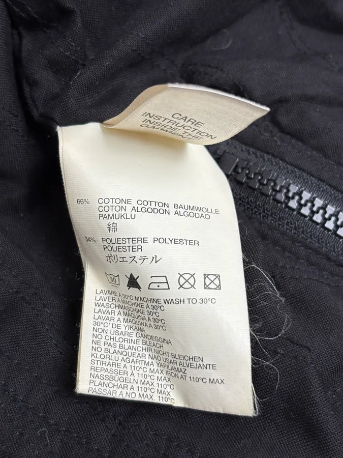 2000s Diesel Black Premium Satin Cargo Jacket vGeVkjX 11