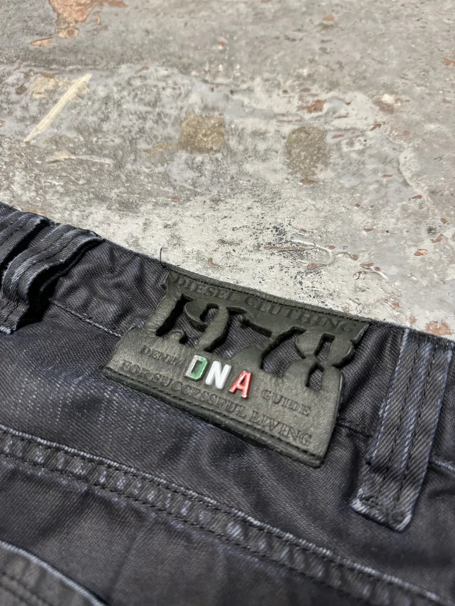 2000s Diesel Black Hybrid Obscure Jeans mAoLLPr 10