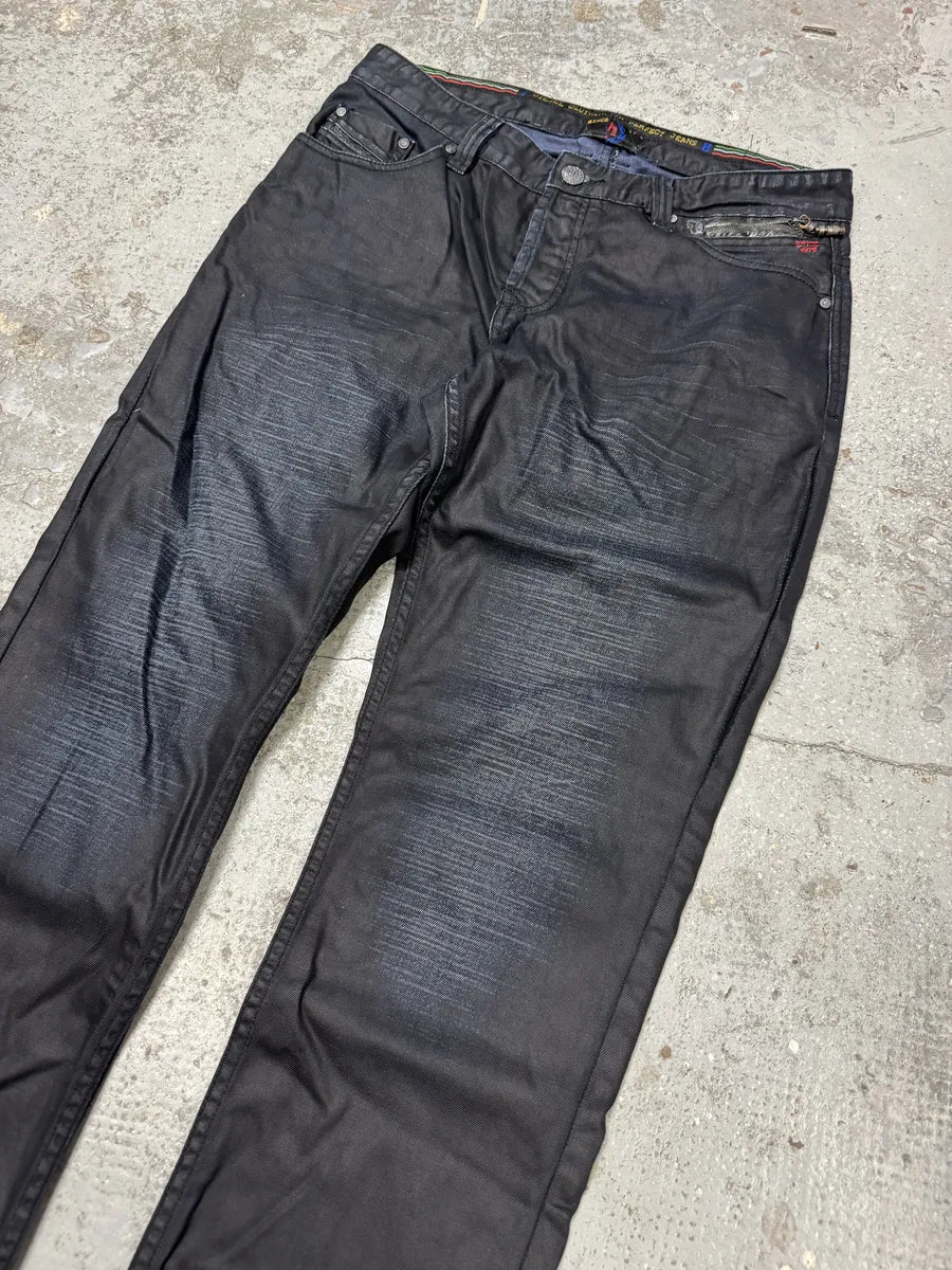 2000s Diesel Black Hybrid Obscure Jeans mAoLLPr 6