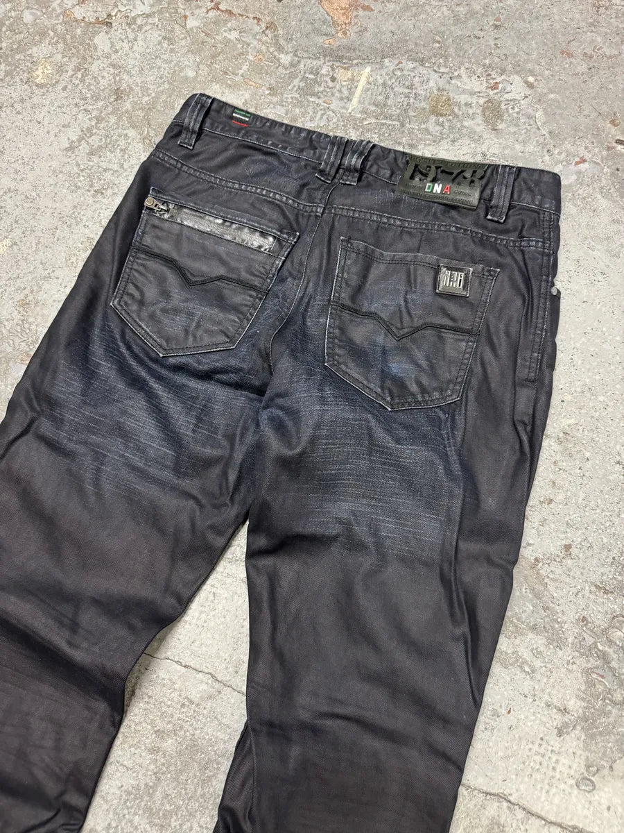 2000s Diesel Black Hybrid Obscure Jeans mAoLLPr 7