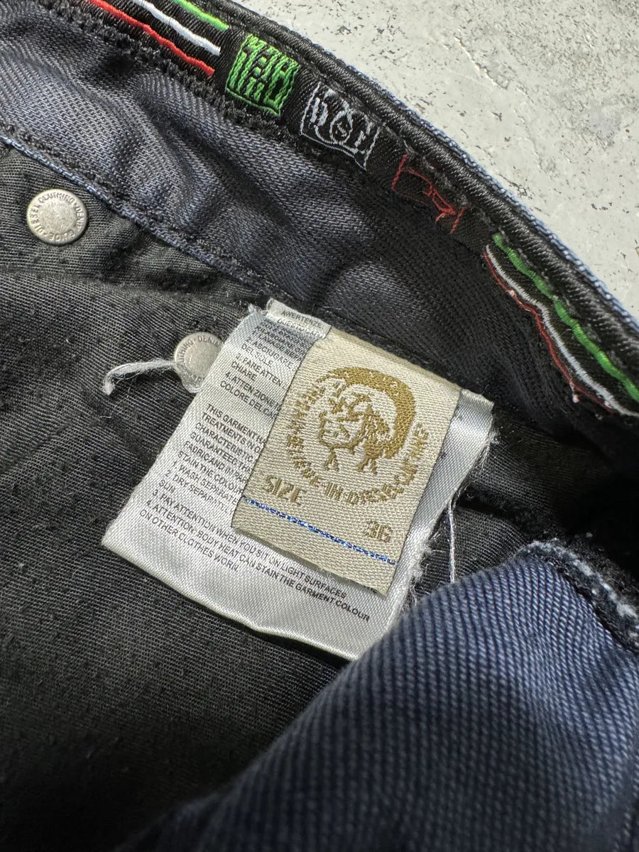2000s Diesel Black Hybrid Obscure Jeans mAoLLPr 9
