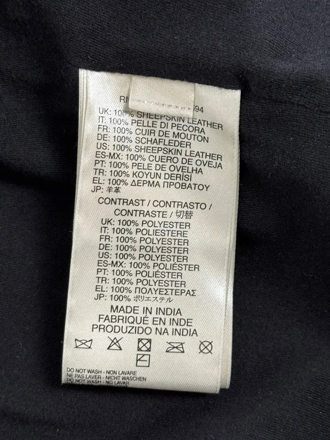 2000s Diesel Black Mafia Leather Hooded Jacket aNOnIcv 11