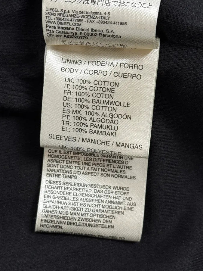 2000s Diesel Black Mafia Leather Hooded Jacket aNOnIcv 12