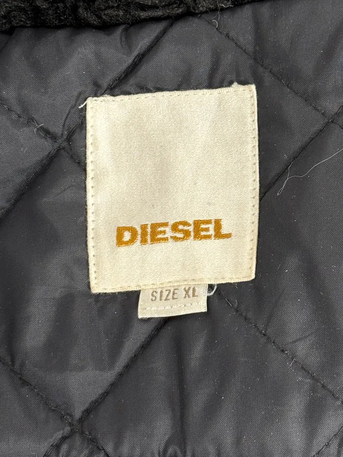 2000s Diesel Black Waxed Mafia Obscure Jacket gkSjpVw 11