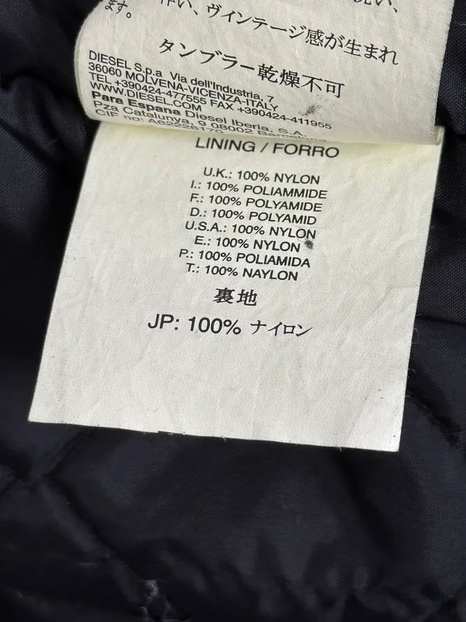 2000s Diesel Black Waxed Mafia Obscure Jacket gkSjpVw 13