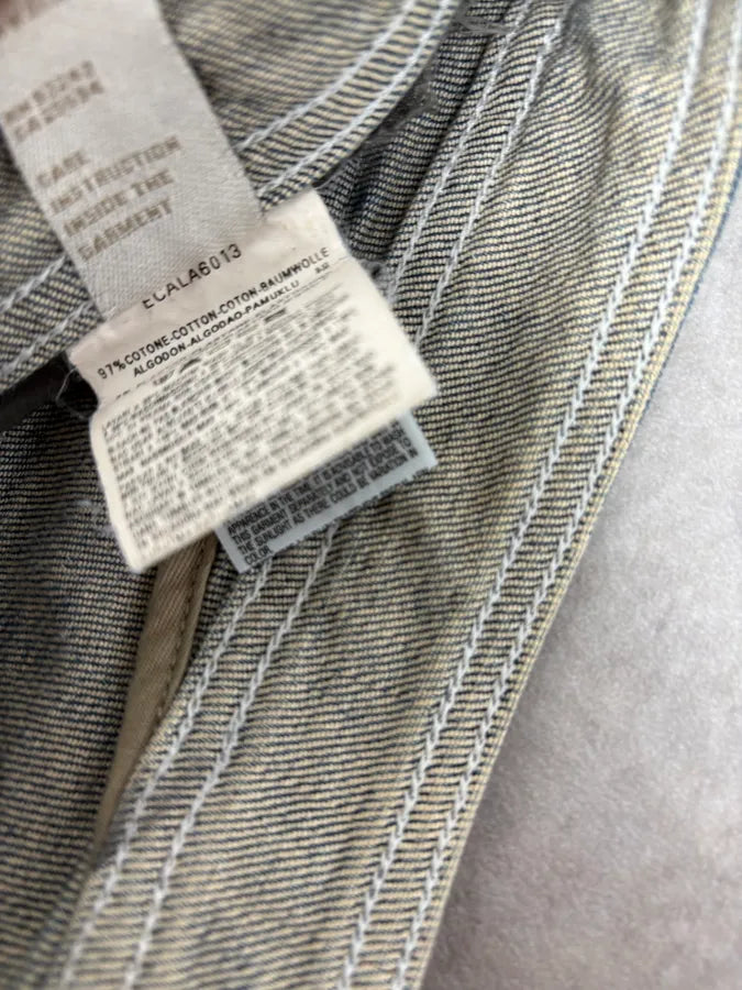 2000s Diesel Blue Dirty Effect Denim Jeans ZOugePd 7