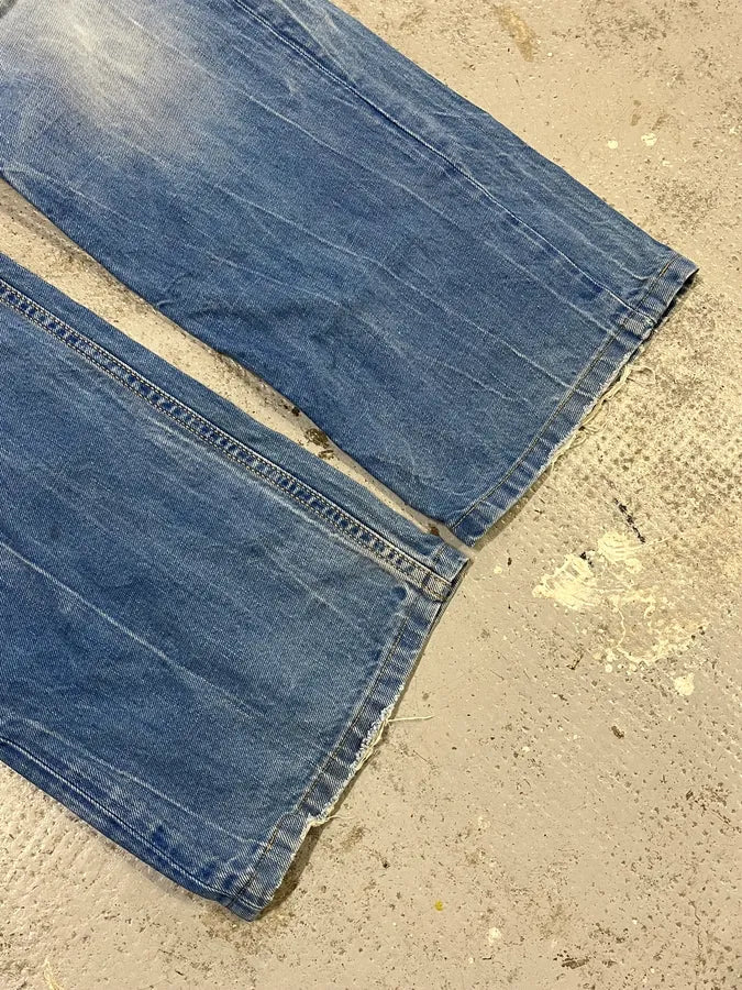 2000s Diesel Blue Faded Denim Jeans imHUvCE 5