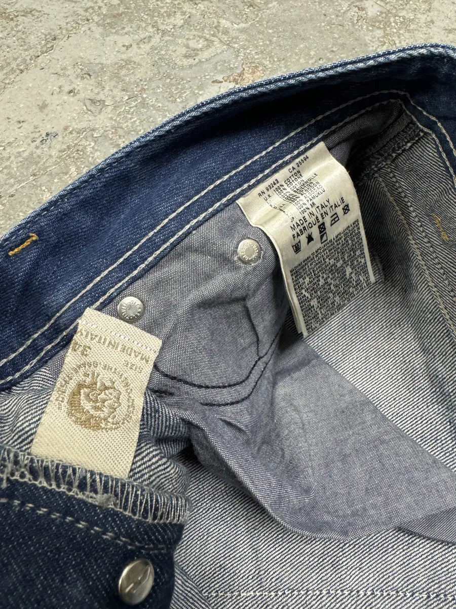 2000s Diesel Blue Faded Denim Jeans ETLYjYq 10