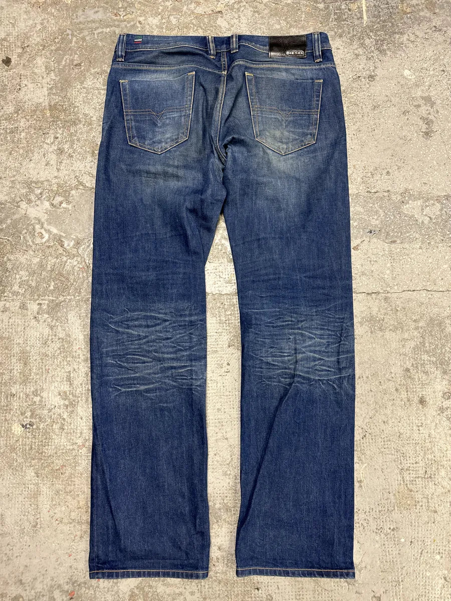 2000s Diesel Blue Faded Denim Jeans ETLYjYq 4