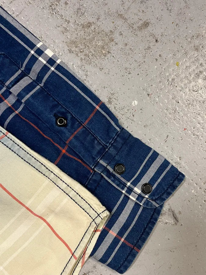 2000s Diesel Blue Gradient Shirt AvTqMQf 8