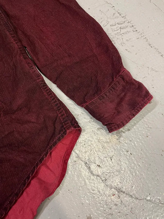 2000s Diesel Bordeaux Velvet Shirt vOzCEYA 6