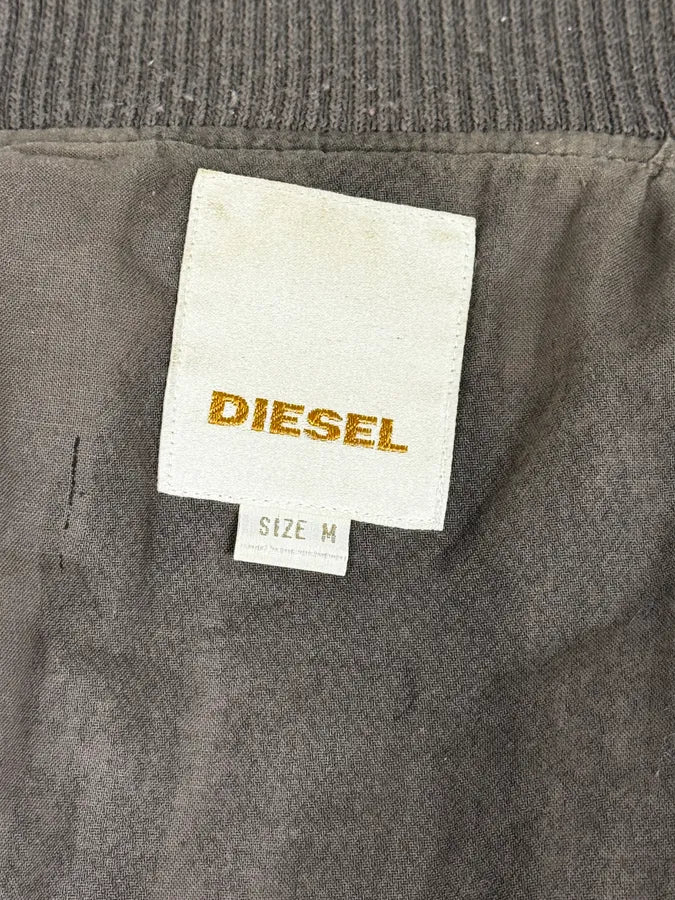 2000s Diesel Brown Faux Fur Cozy Jacket yYNecbL 12