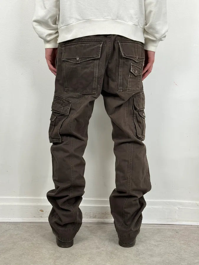 2000s Diesel Brown Utility Cargo Pants ZMOzBGK 3