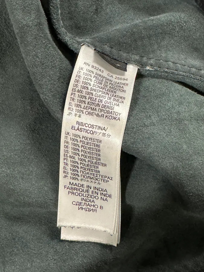 2000s Diesel Camo Square Black Leather Bomber Jacket YprRqWN 9