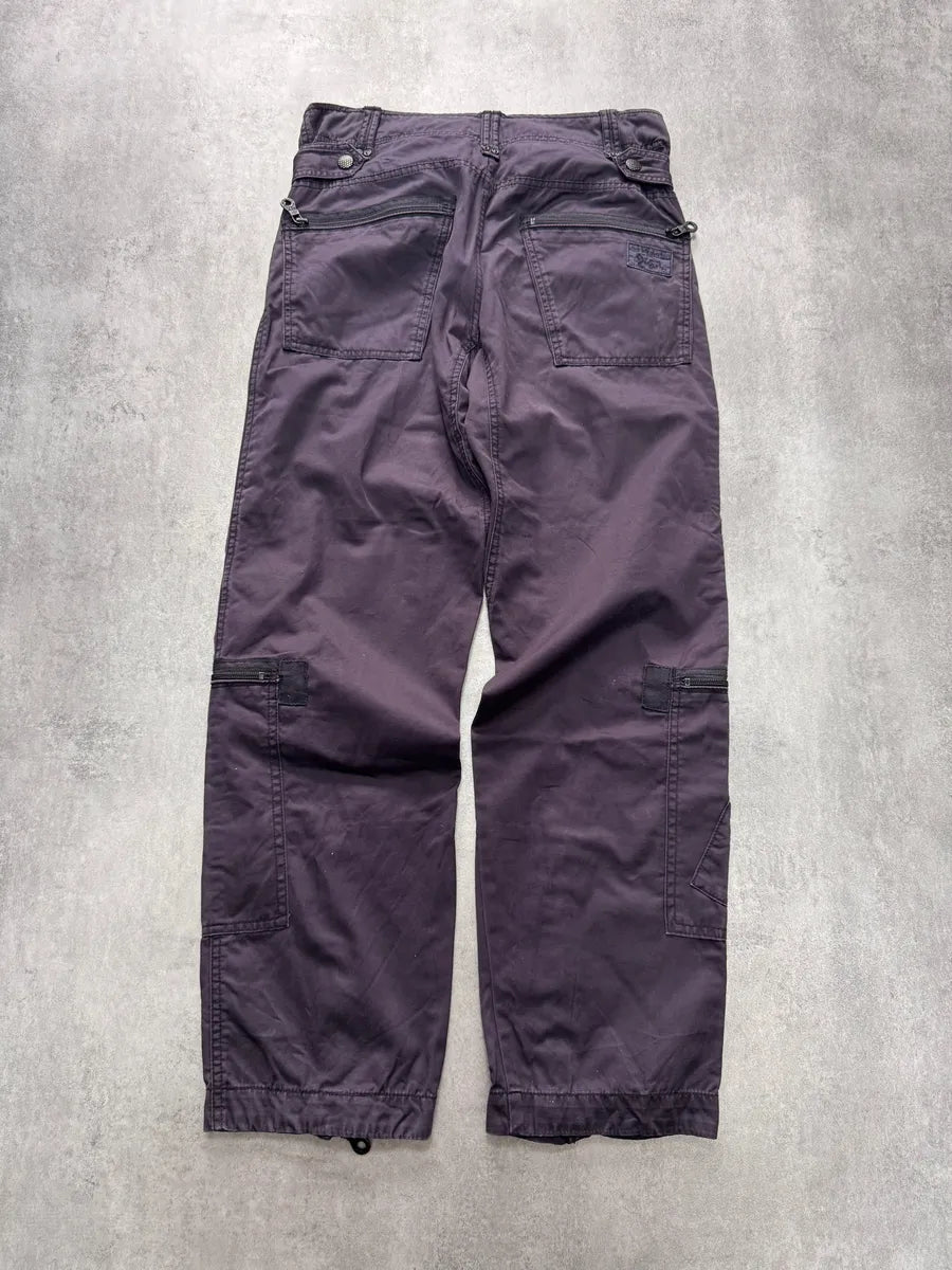 2000s Diesel Cargo Technical Purple Blue Pants uQgrWsn 3