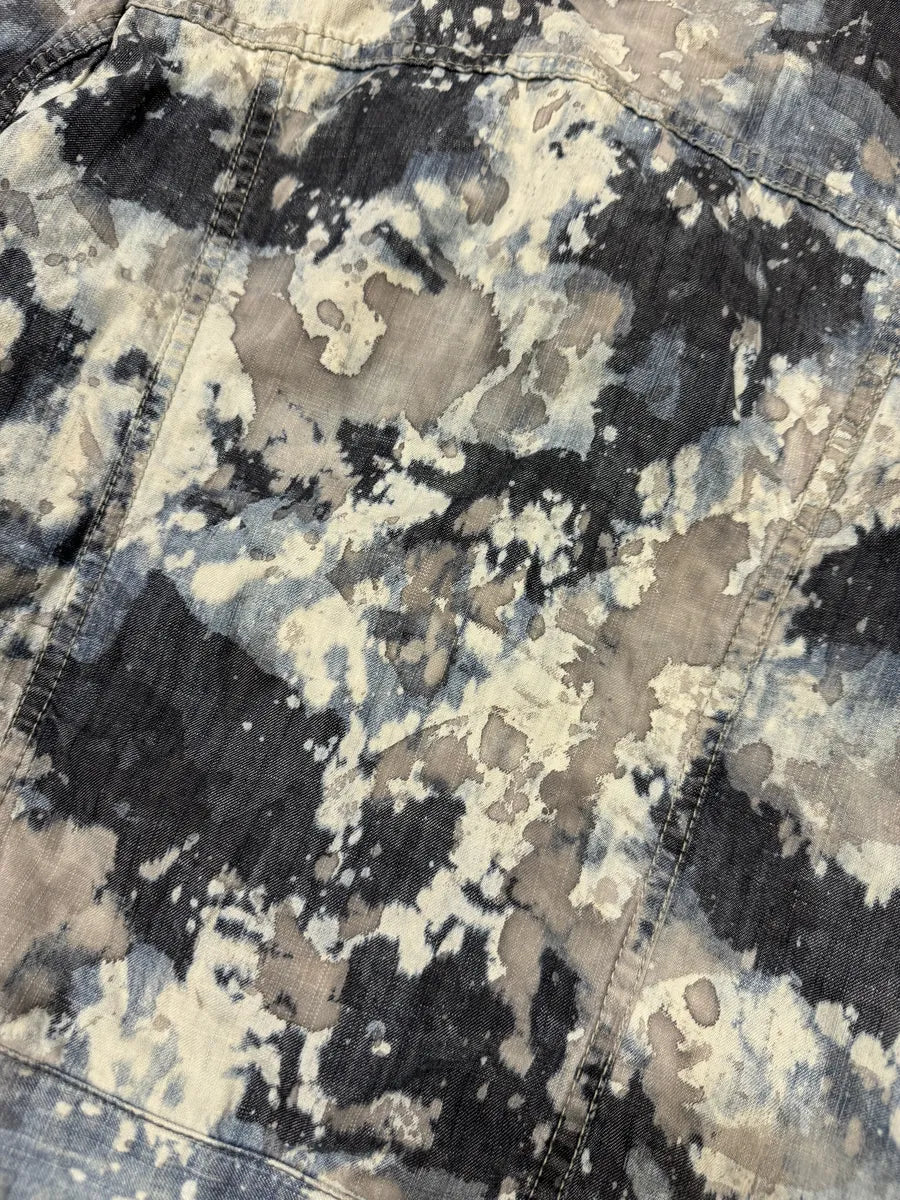 2000s Diesel Contemporary Full Splash Painted Denim Jacket hvpQBWQ 3