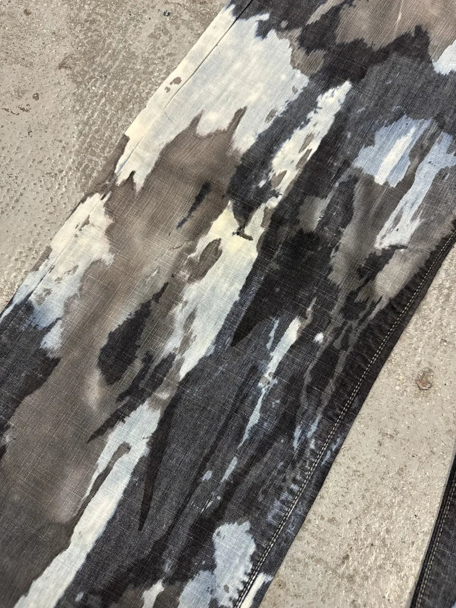 2000s Diesel Contemporary Full Splash Painted Effect Pants (M) DrxtpnG 8