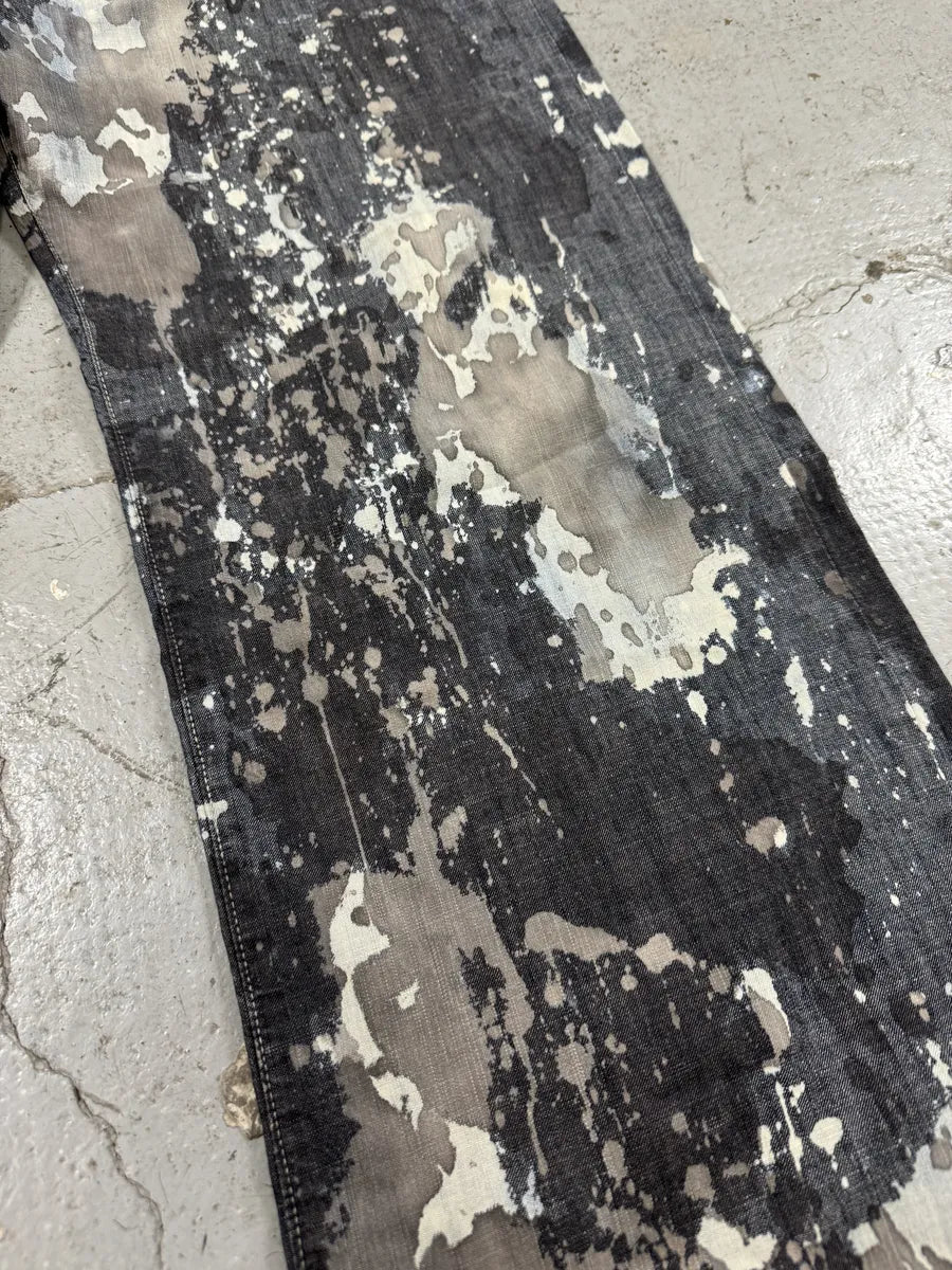 2000s Diesel Contemporary Full Splash Painted Effect Pants FpqoVzS 10