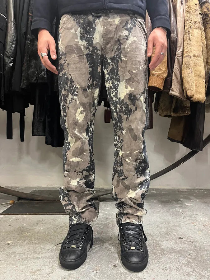2000s Diesel Contemporary Full Splash Painted Effect Pants (M/L) KLLfNXN 1